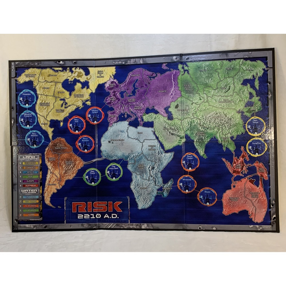 Avalon Hill Hasbro 2007 Risk 2210 AD Replacement Piece Part‎ Game Board